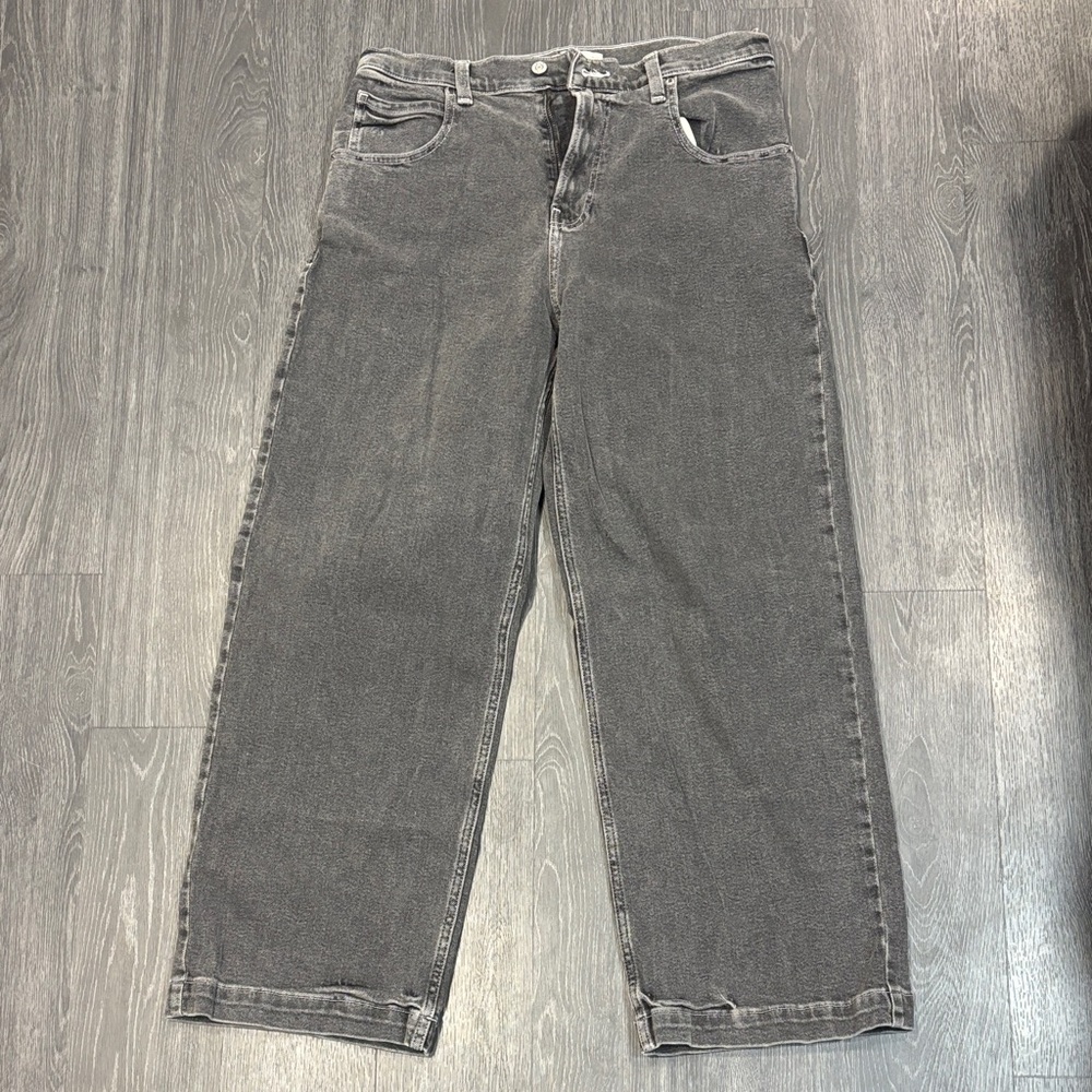 Hollister Super Baggy Charcoal Jeans